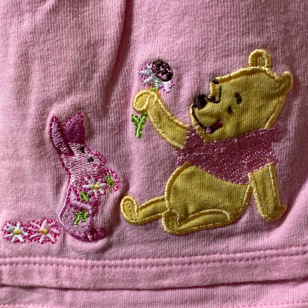 Disney Winnie the Pooh & Piglet Applique Summer Top